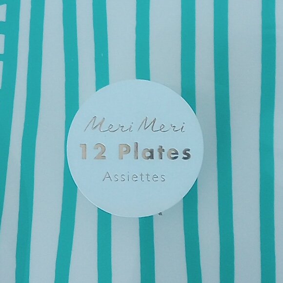 Meri Meri- Cactus party paper plates (set of 12)- 3 sets available -Brand new - Picture 2 of 4